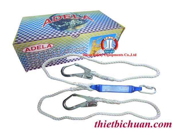 Dây chống sốc 2 móc khóa to Adela