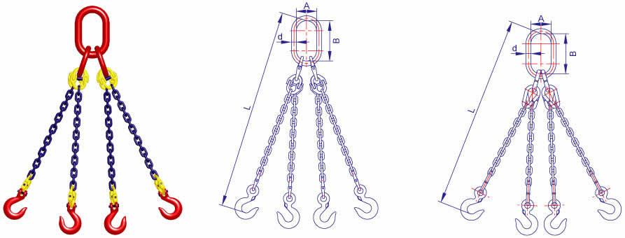 Hình ảnh Sling xích 4 chân 2