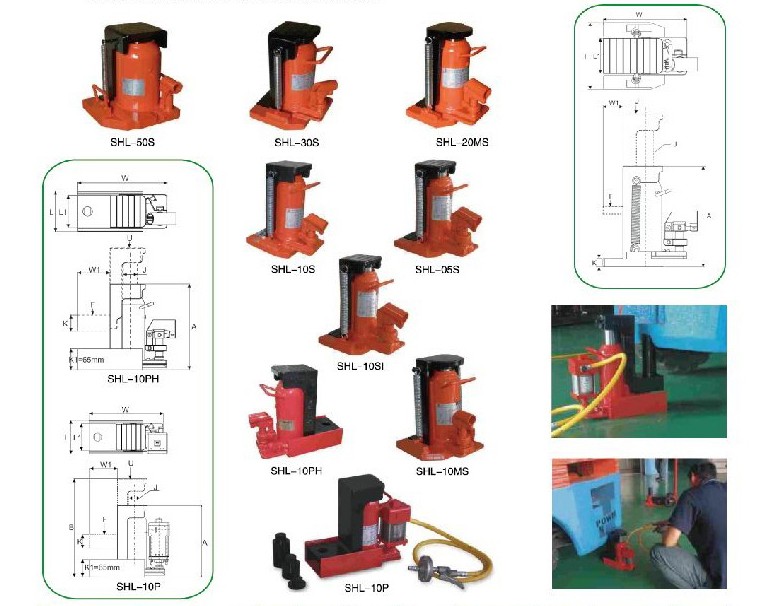 Kích chân thủy lực 10P tấn