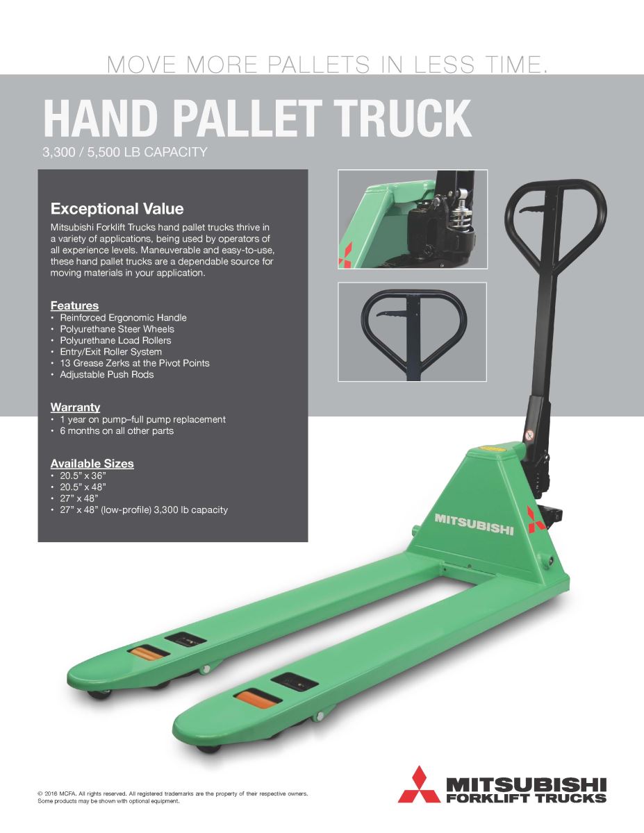 Mitsubishi-Hand-Pallet-Truck-Flier-1